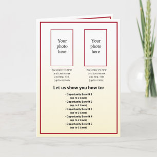 2 Photos Burgu./Gold Tint Gradi. Hybrid BOM Invitation