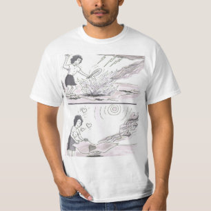 2 Pics: Woman Fanning Flames Making Worse Blanket T-Shirt