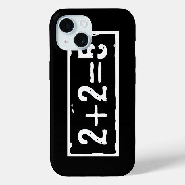 2 plus 2 equals 5 Case-Mate iPhone case (Back)