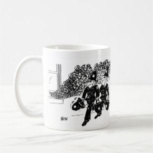 2 Police Cartoons Coffee Mug