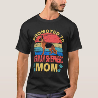 2 Promoted To German Shepherd Mum T-Shirt