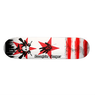2 Red Star Zombie Ski Mask Slayer Skateboard Decks