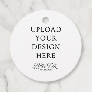 2" Round Favour Tags