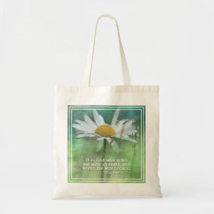 2 Samuel 22:33 It is God who arms me with strength Tote Bag