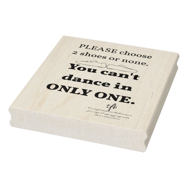 2 Shoes or One Rubber Stamp (Stamp)