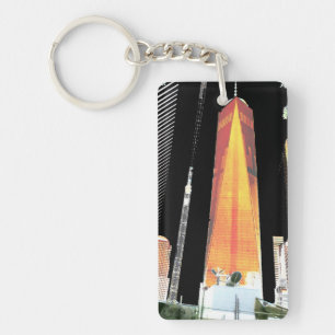 2 side Printed DIY easy add or replace photo image Key Ring