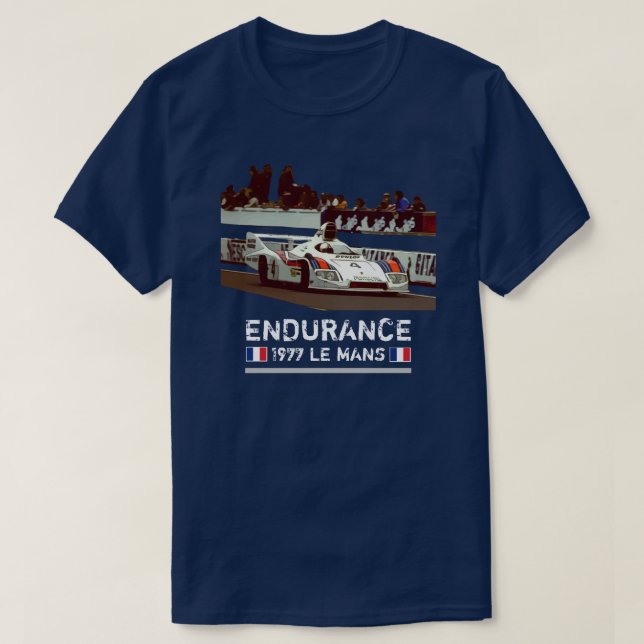 2-SIDED 1977 Racing T-Shirt (Design Front)