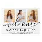 2 Sided 6 Photo Graduation Party Welcome Yard