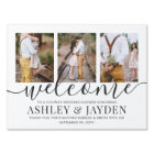 2 Sided Couples Wedding Shower Photo Welcome Yard