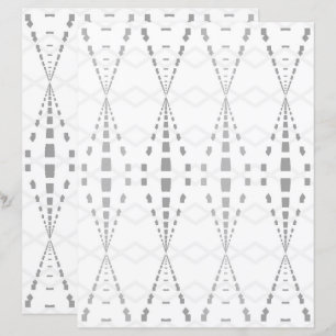 2-Sided Ley Lines Lt Grayscale Scrapbook Page
