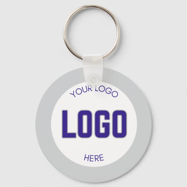 2 sided Logo on Clean Company Business  Key Ring (Front)