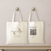 2 sided Logo & QR Code on Clean Company Business