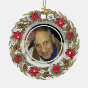 2 sided Memorial Christmas ornament