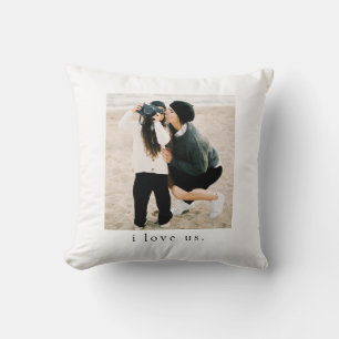 2 Sided Modern Family Photo Keepsake Cushion