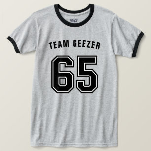 2 Sided Number 65 Ringer T-Shirt