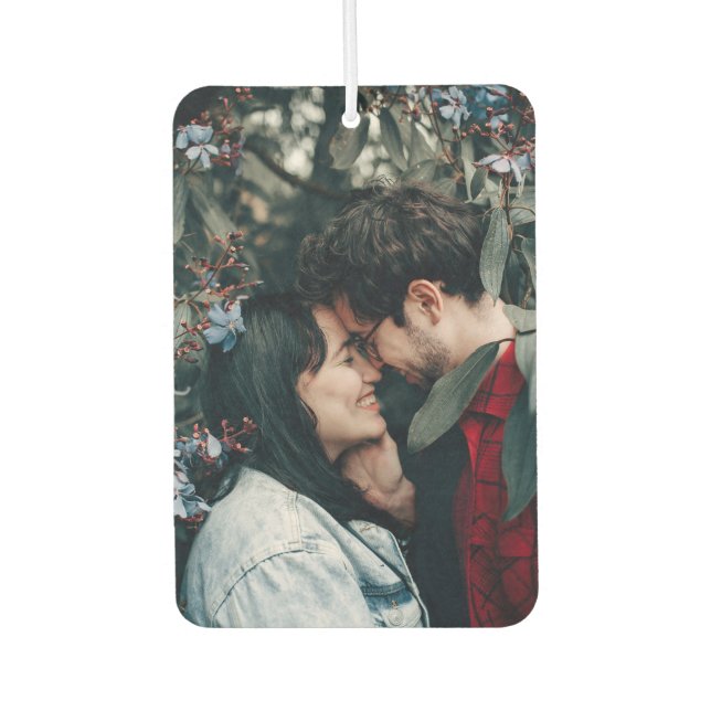 2 Sided Personalised Photo Car Air Freshener (Front)