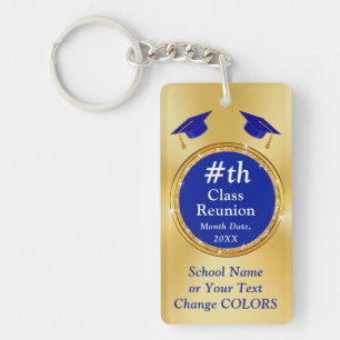 2 Sided Photo, Personalised CLASS REUNION Gifts,  Key Ring
