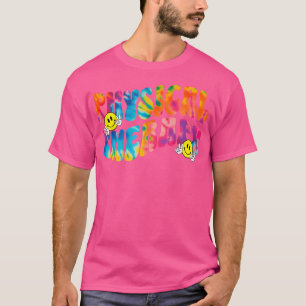(2 Sided) Physical Therapy Month Tie Dye Groovy Pt T-Shirt