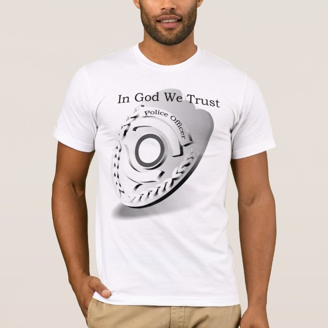 2 sided Police Humour T-Shirt (Front)