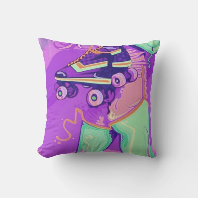 2 Sided Roller Skate Pillow (Front)