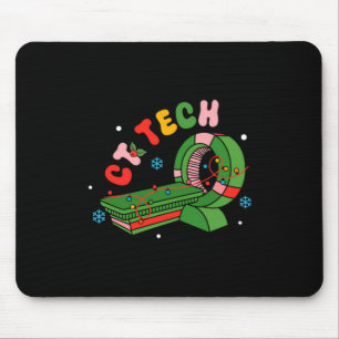 (2 Sided) Santa's Favorite Ct Tech Christmas Techn Mouse Mat
