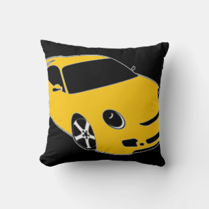 2 Sided Sportscar Pillow
