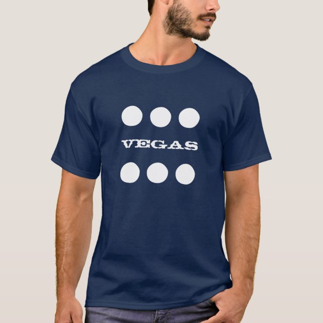 2-sided vegas dice t-shirt (Front)
