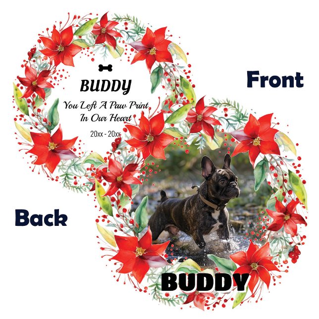 2-sides Pet Memorial Christmas Ornament (2-sides Pet Memorial Christmas Ornament)