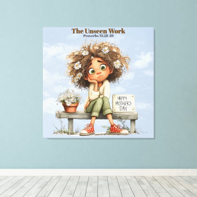 #2 Special Mum (Keepsake) Canvas Print (Insitu(Wood Floor))