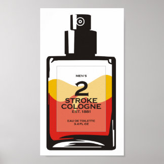 "2 Stroke Cologne" Sledders.com poster