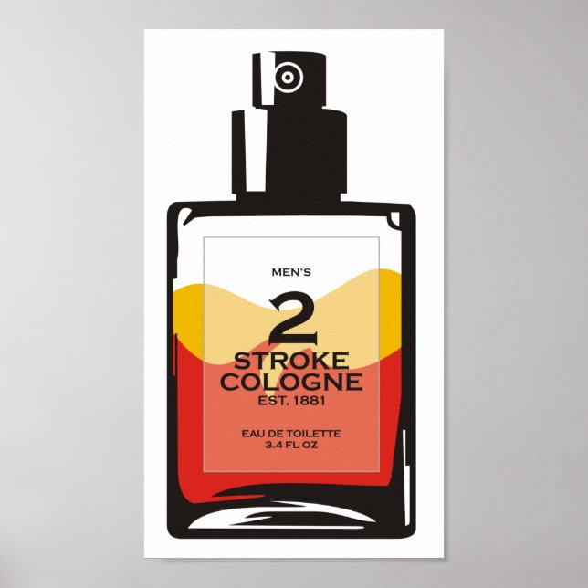 "2 Stroke Cologne" Sledders.com poster (Front)