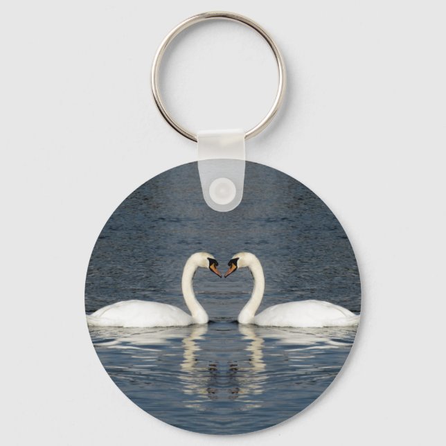 2 Swans Key Ring (Front)
