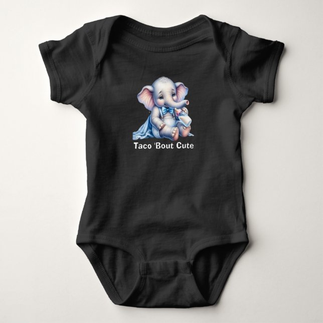 #2 Taco 'Bout Cute Baby Bodysuit (Front)