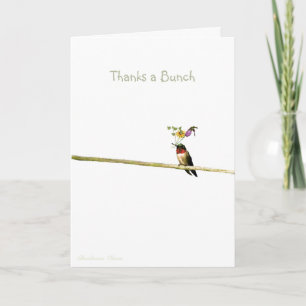 #2 Thanks a Bunch: Blank inside Thank You Card