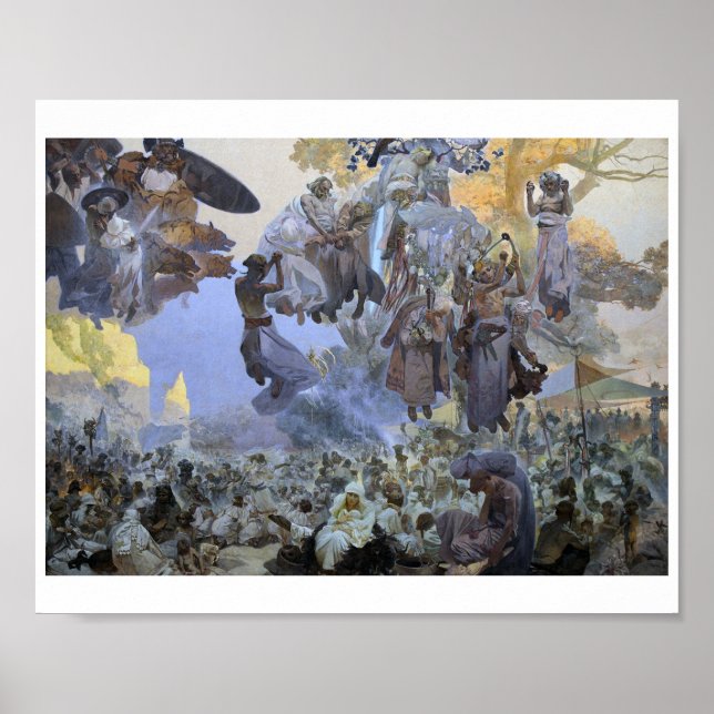 #2 The Celebration of Svantovit, Mucha Poster (Front)