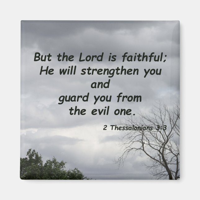 2 Thessalonians 3:3 Magnet (Front)