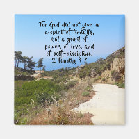 2 Timothy 1:7 Confident Bible Verse