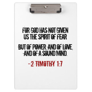 2 Timothy 1:7 gifts Clipboard