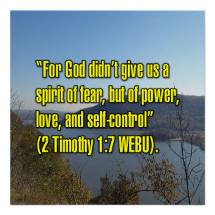 2 Timothy 1:7 WEBU Poster