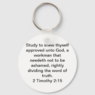 2 Timothy 2:15 Key Ring