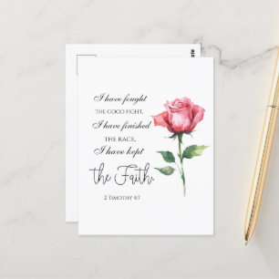 2 Timothy 4:7 - I have fought the good fight Postcard