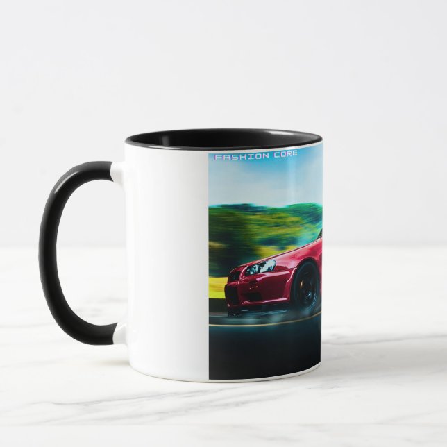 2 tone 2000"s sports car classic coffee mug (Left)