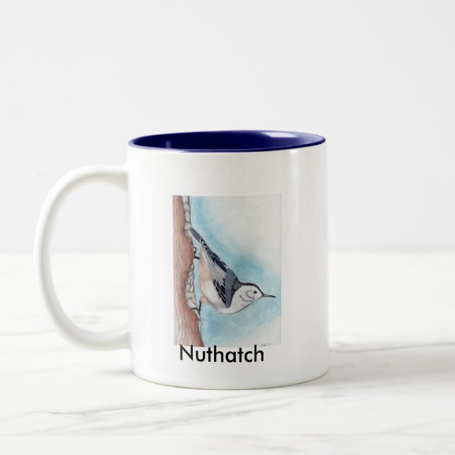 2 Tone Nuthatch Mug (Left)