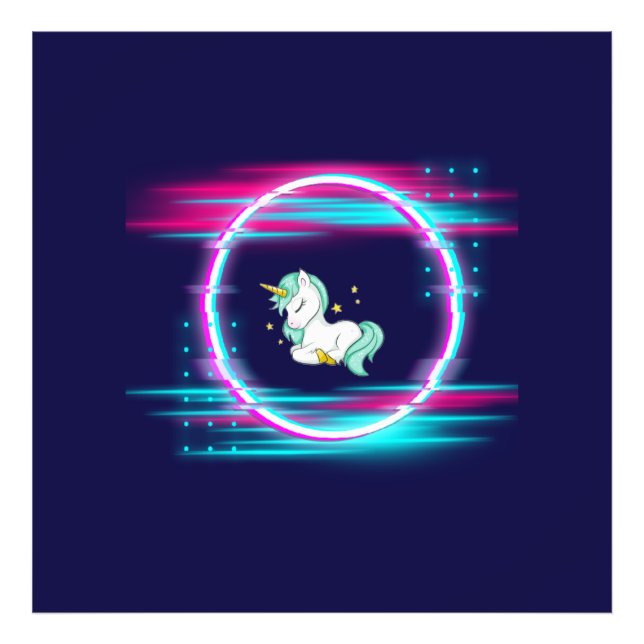 2.Unicorn Love  Photo Print (Front)