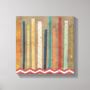 2-Up Paper Fences II Canvas Print