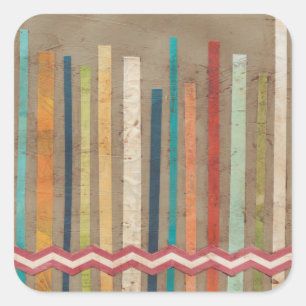 2-Up Paper Fences II Square Sticker