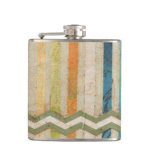 2-Up Paper Fences IV Hip Flask