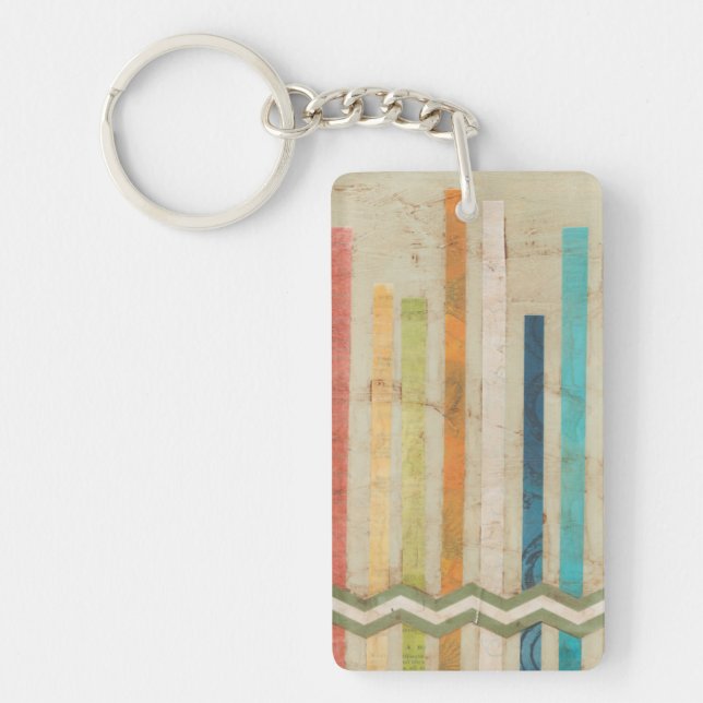 2-Up Paper Fences IV Key Ring (Front)