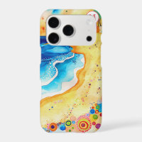 *~* 2 Watercolor Sea Beach Umbrella Sand