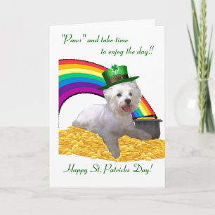 2. Westie St Patricks Card